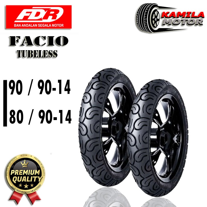 BAN MOTOR FDR FACIO 80/90-14 / 90/90-14 TUBELESS