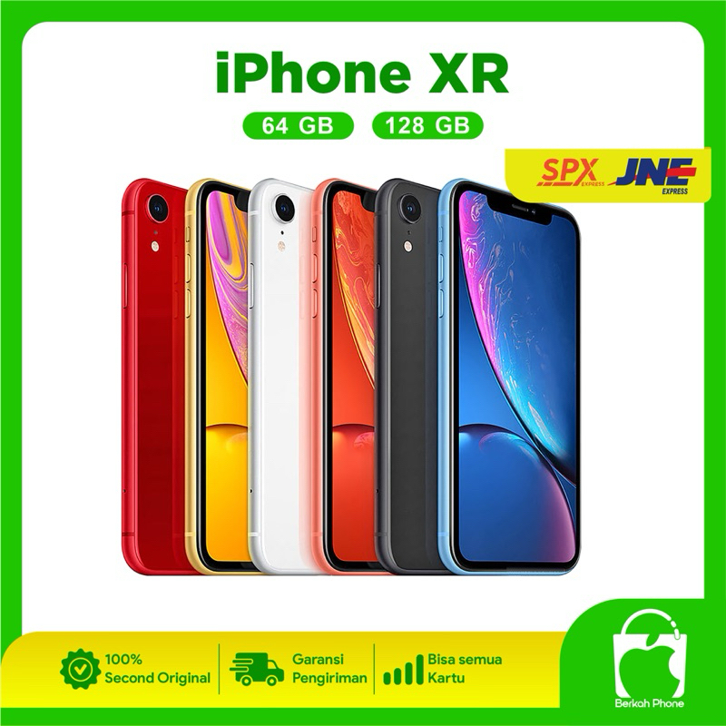 IPHONE XR 128GB 64GB 100% SECOND ORIGINAL EX INTER