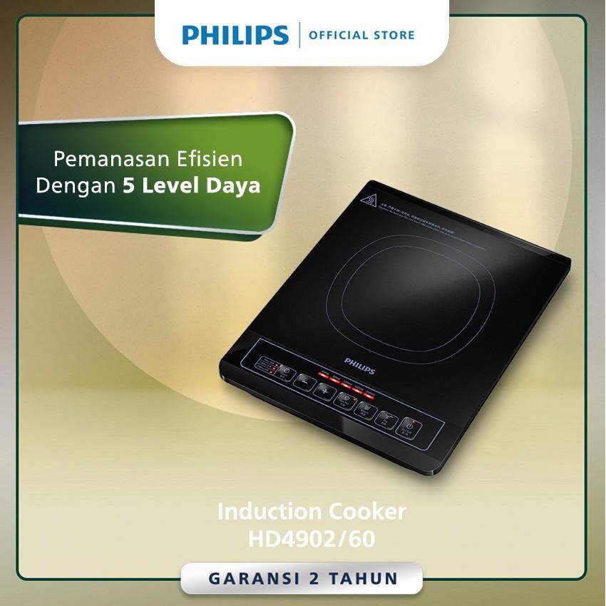 Kompor Induksi Listrik Philips Induction Cooker HD 4902/60 2000 Watt