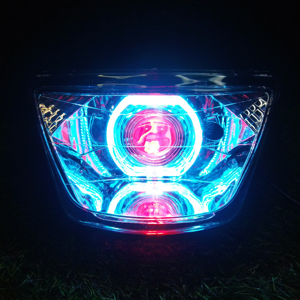 REFLEKTOR LAMPU NINJA BILED CLEAR NINJA RR/LAMPU DAYMAKER BILED REFLEKTOR NINJA RR INPORT