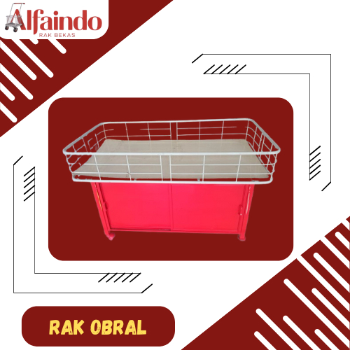 Alfaindo Rak Obral Bekas/Rak Obral Bekas/Rak Obral Murah/Untuk Toko atau Minimarket/FREE ONGKIR/Term