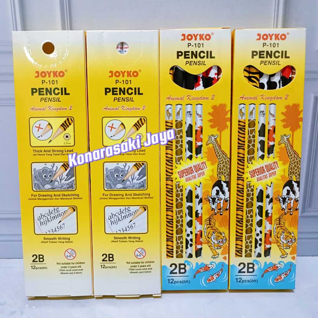 

PENSIL JOYKO P 101 2B ANIMAL ( 1PAK ISI 12PENSIL )