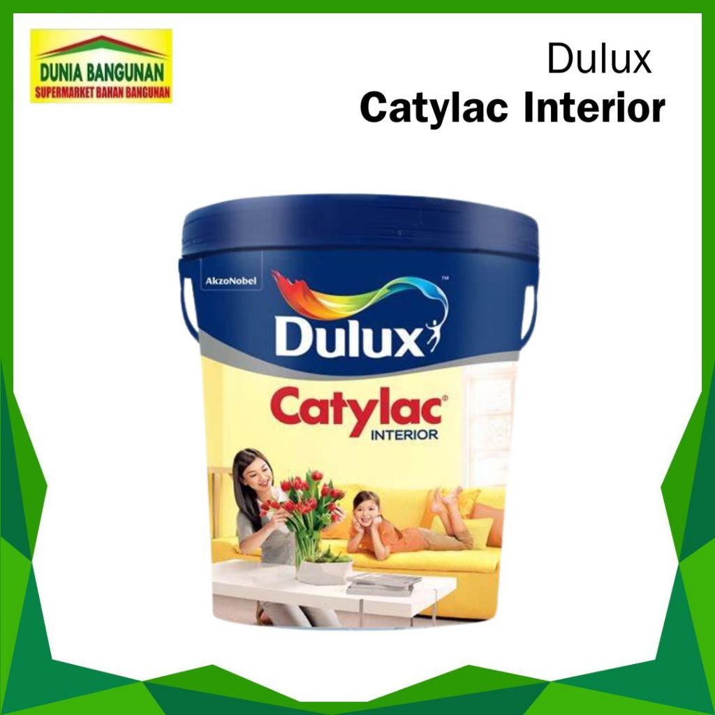 Dulux Catylac Interior Putih 1501 5 Kg | Cat Dinding Interior / Cat Dinding 25 Kg