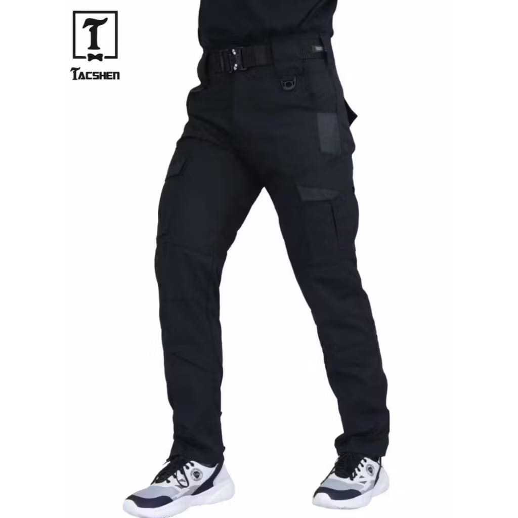 Tacschen Celana Cargo Hitam CELANA TACTICAL CARGO PDL Bahan Ripstok Berkualitas