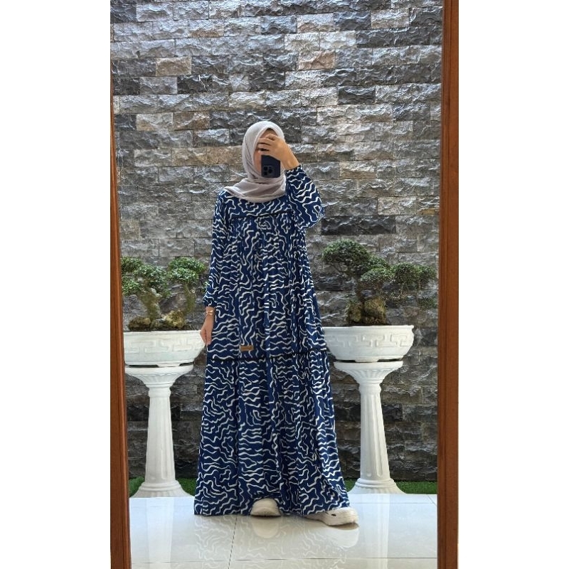 DRESS NADHEEFA ORI//ORI NADHEEFA DREES//NADHEEFA STORE///READY STOK