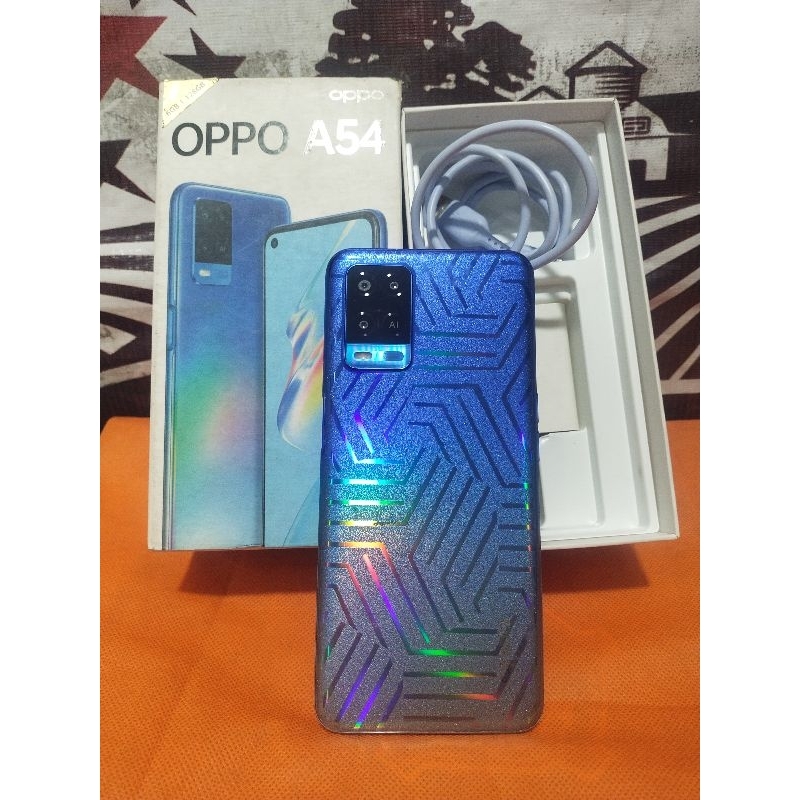 Oppo A54 Second Ram 6/128 Lengkap Mulus 100% Original