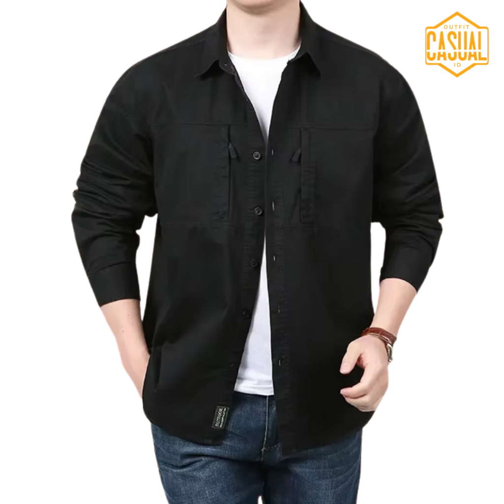 Baju Tactical Lengan Panjang / Kemeja Tactical / Baju Tactical / Kemeja Pria Tactical Lengan Panjang