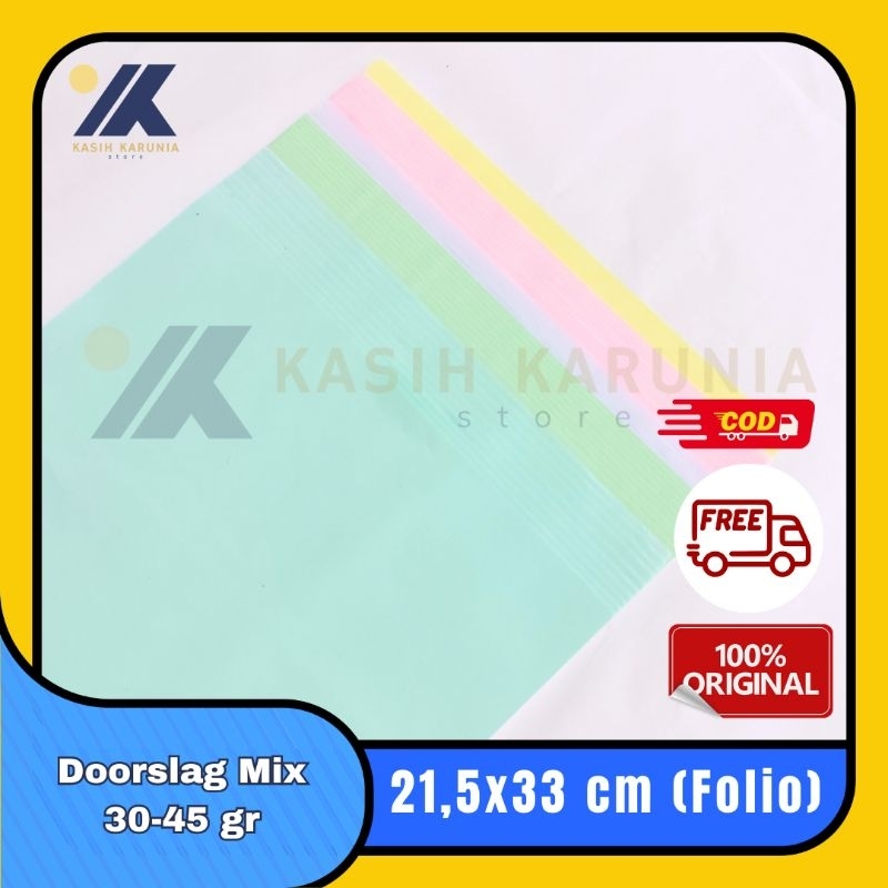 

[10 lbr] Kertas Doorslag / Dorslag / Dorslah / Duslah F4 Folio