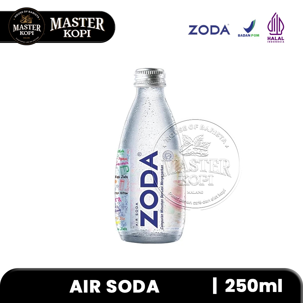 

Air soda zoda / Zoda One way Bottle Botol Kaca 250ml