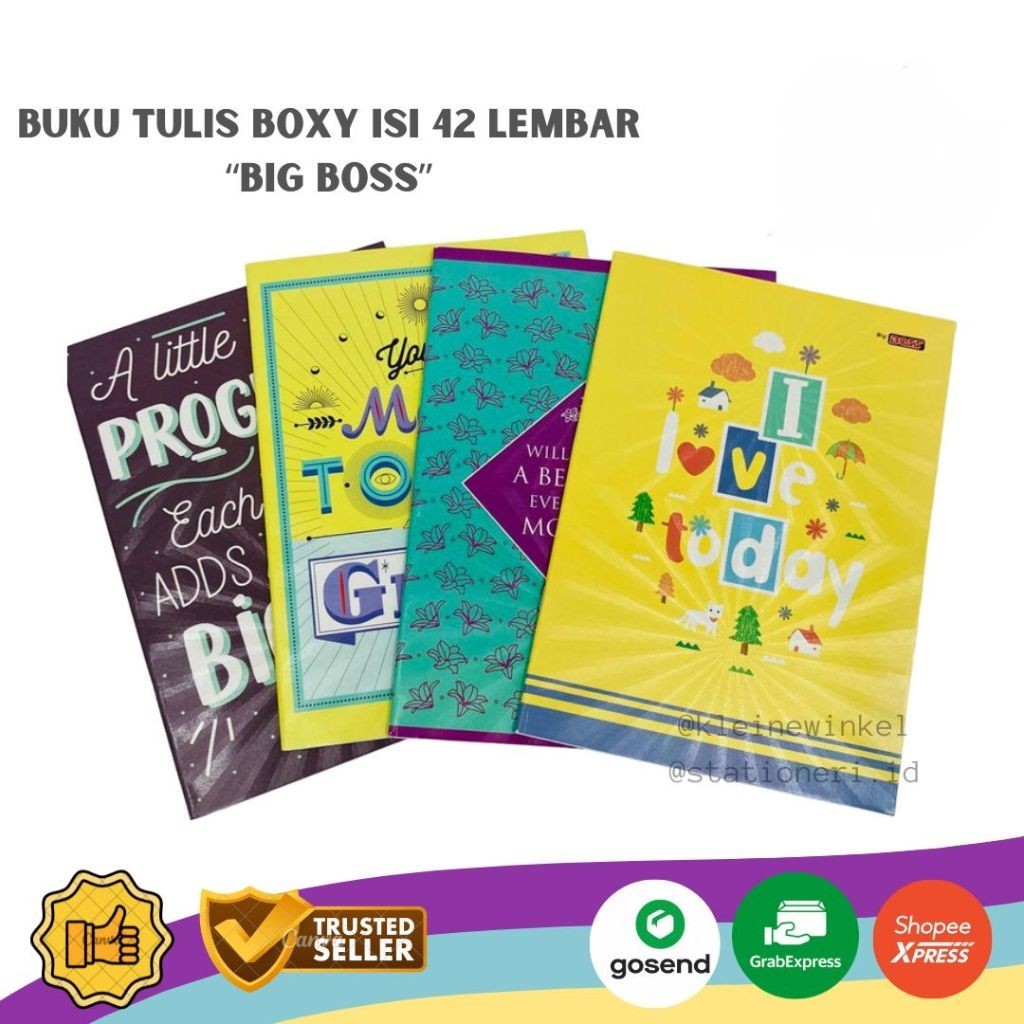 

Buku Tulis Boxy Big Boss 42 lembar 1 pcs ECER