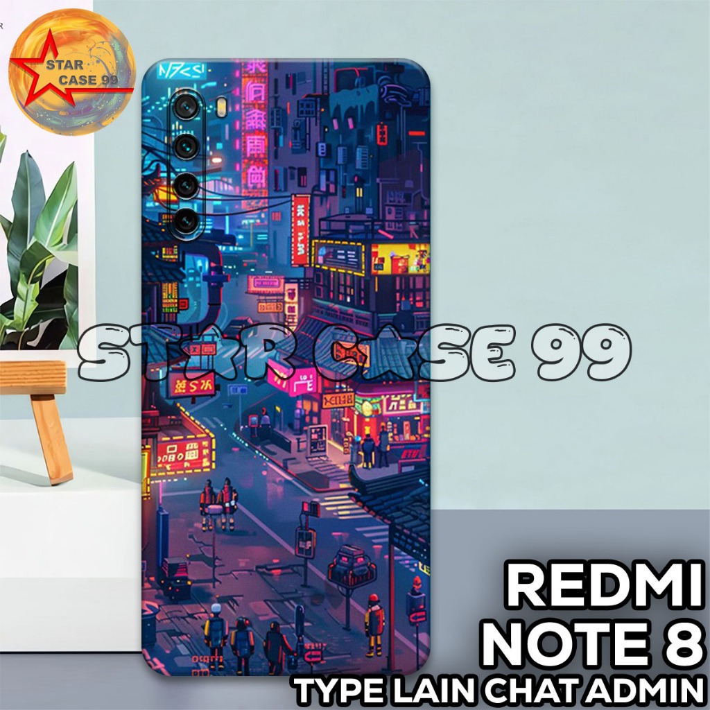 Softcase redmi note 8 /S48/Motif/case redmi note 8/casing redmi note 8/silikon