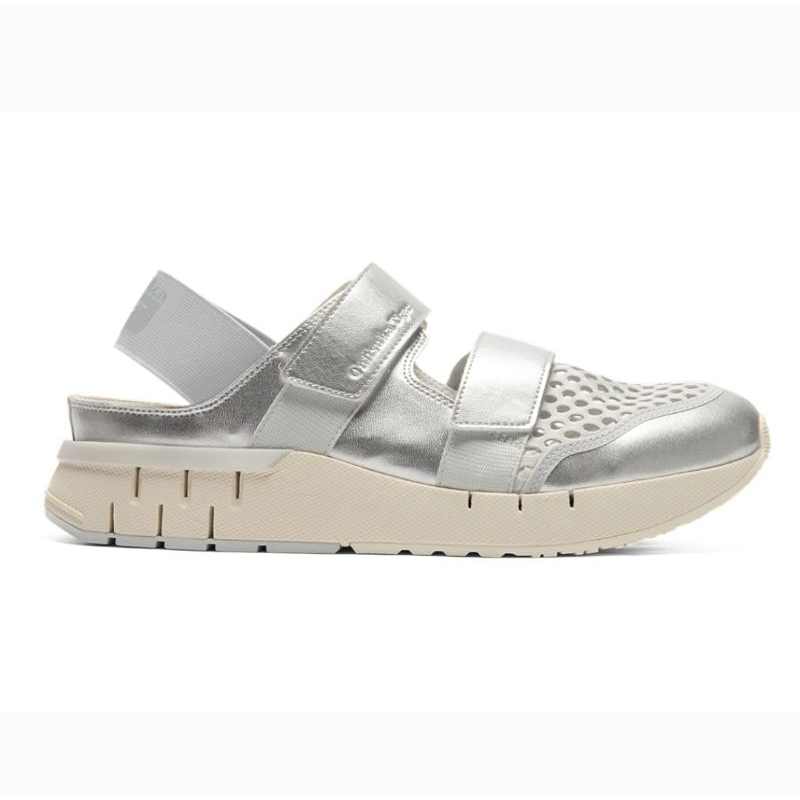 Onitsuka Tiger Rebilac Sandals Pure Silver Cream Original
