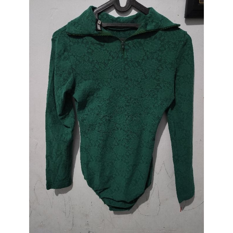 bodysuit/bodyverde hanae mori preloved