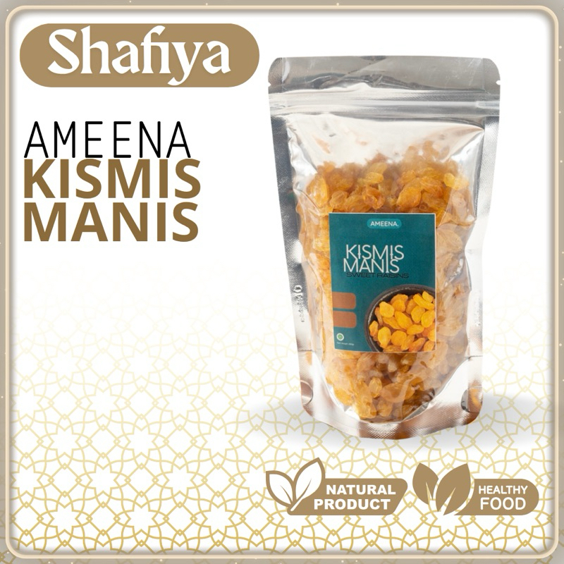 

Kismis Manis 200gr Ameena Premium Quality | Golden Raisin Natural Super Food