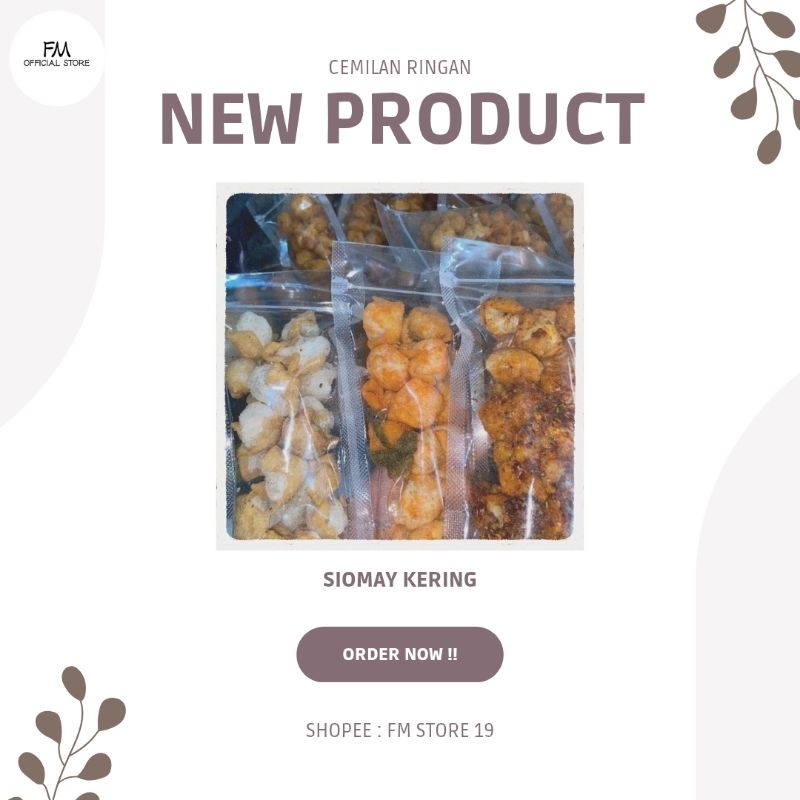 

Cemilan Ringan - Siomay Kering (50gr)