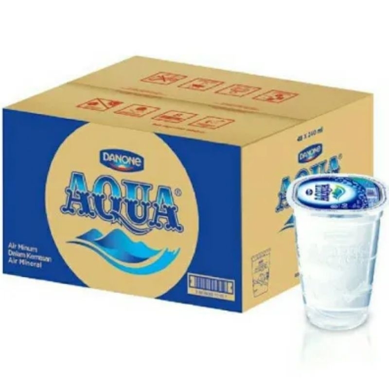 

air meniral aqua gelas isi 48