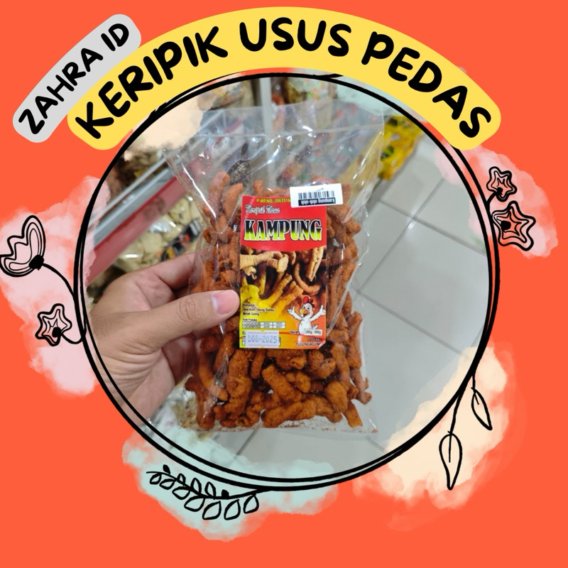 

ORIGINAL/PEDAS 250GR KERIPIK USUS KRISPI KAMPUNG OLEH-OLEH KELUARGA KHAS RAMADHAN LEBARAN NATAL