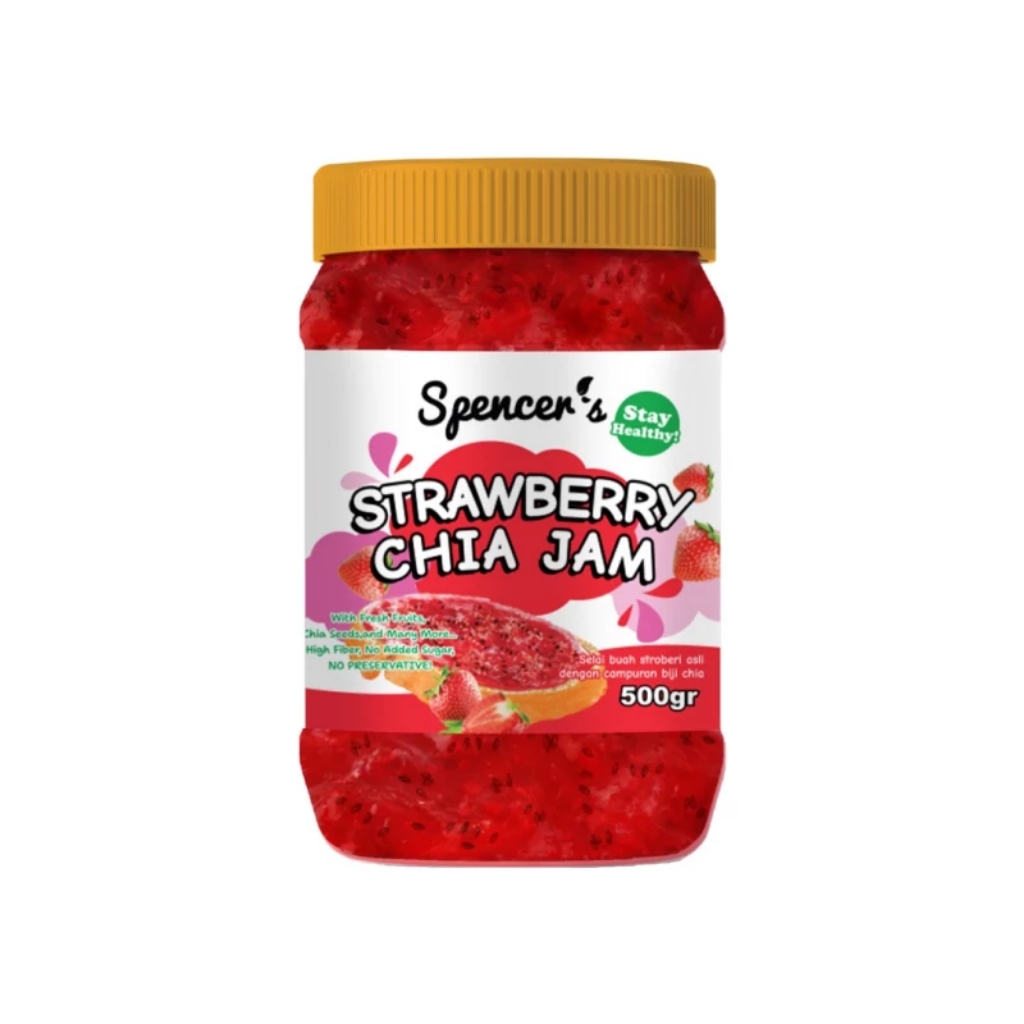 

Spencer's Strawberry Chia Jam (500g)