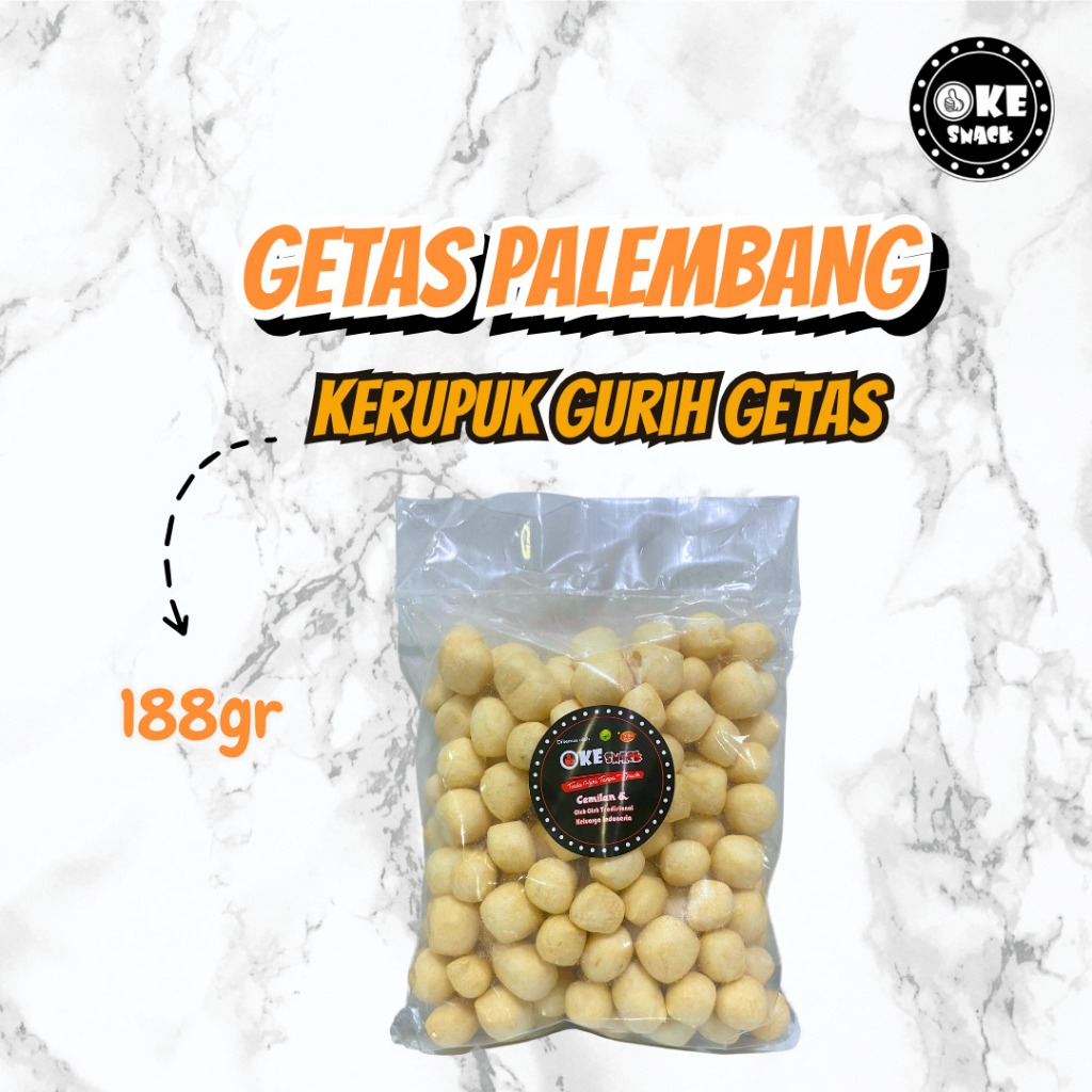 

Kerupuk Getas Khas Palembang 188gr