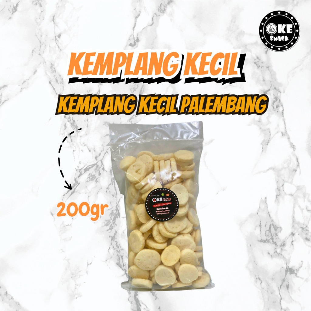 

Kerupuk Kemplang Palembang Mini Kemplang Ikan Khas 200gr