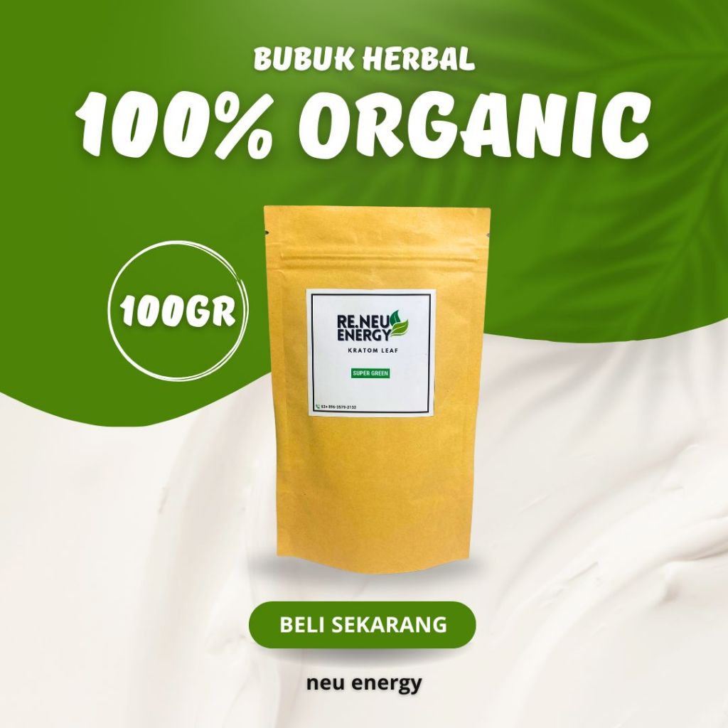 

NE energi herbal kemasan 100gr terbaiik