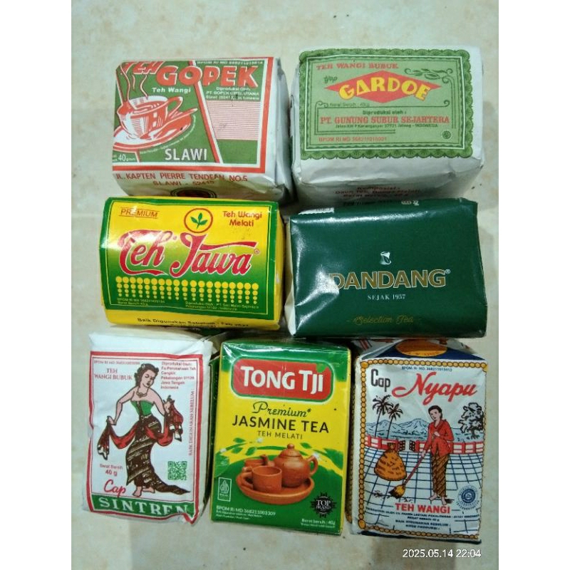 

Teh Racik Premium Khas Wong Solo isi 7 Varian Teh