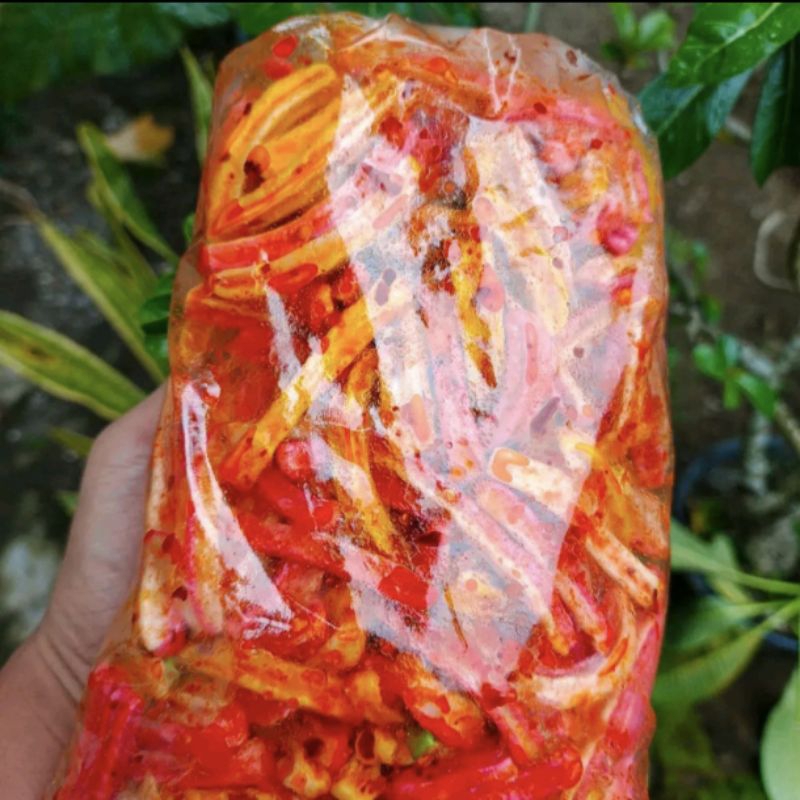 

SEBLAK KERING PEDAS BALADO BETON 200GRAM CEMILAN PEDAS KERUPUK