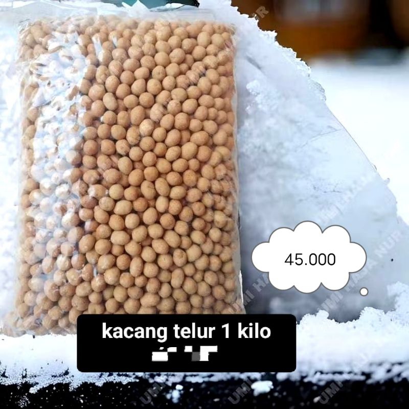 

kacang telur enak manis, Renyah, kemasan 1kilo