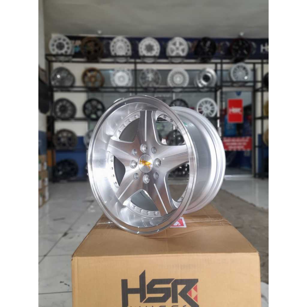 Velg racing hsr ring 15 Velg celong R15 pnp yaris city vios brio ayla mobilio dll
