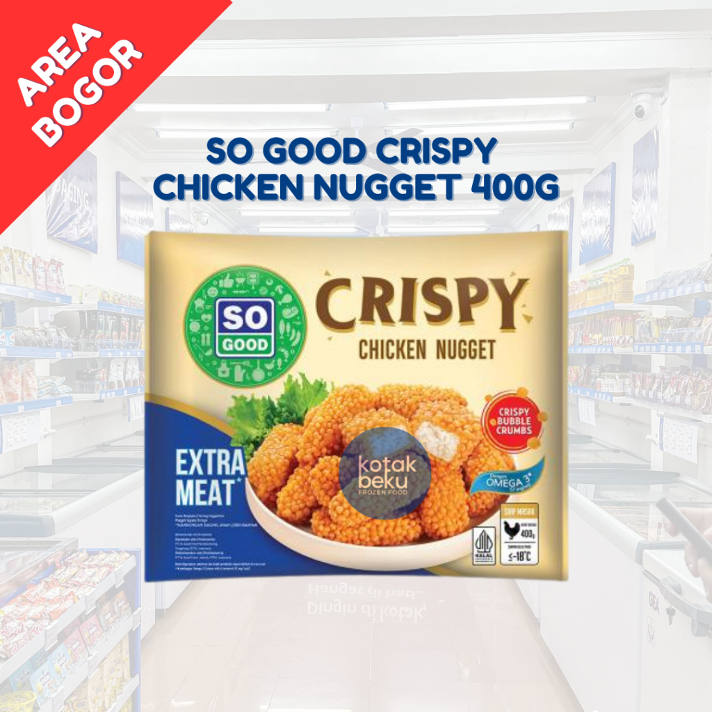 

SO GOOD CRISPY CHICKEN NUGGET 400G
