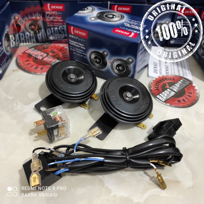 KODE S47D KLAKSON DENSO DOBEL DISC SUARA CLASIC AVANZA MOBIL DAN MOTOR AKI 12VOLT