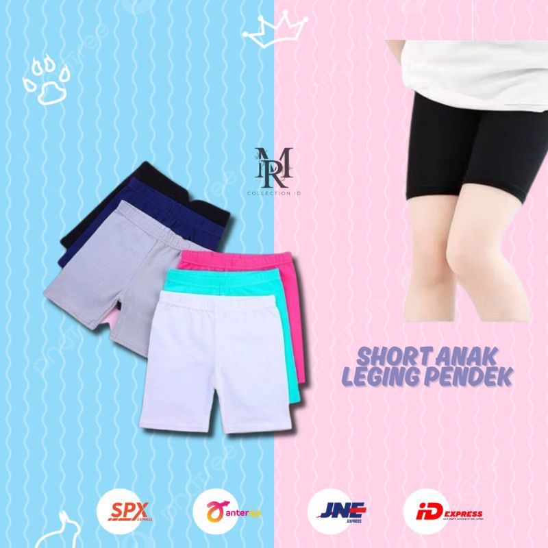 Short Anak 1-12 Tahun Legging Pendek Anak Perempuan Celana Daleman Short Pants Murah