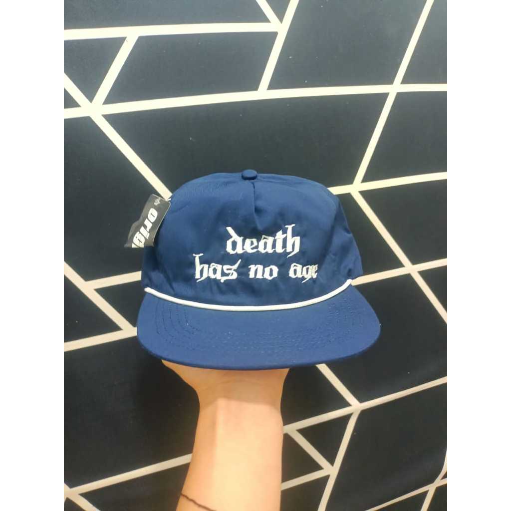 Rope Hat Akhir : Death Has No Age (Black) gaya topi security keren