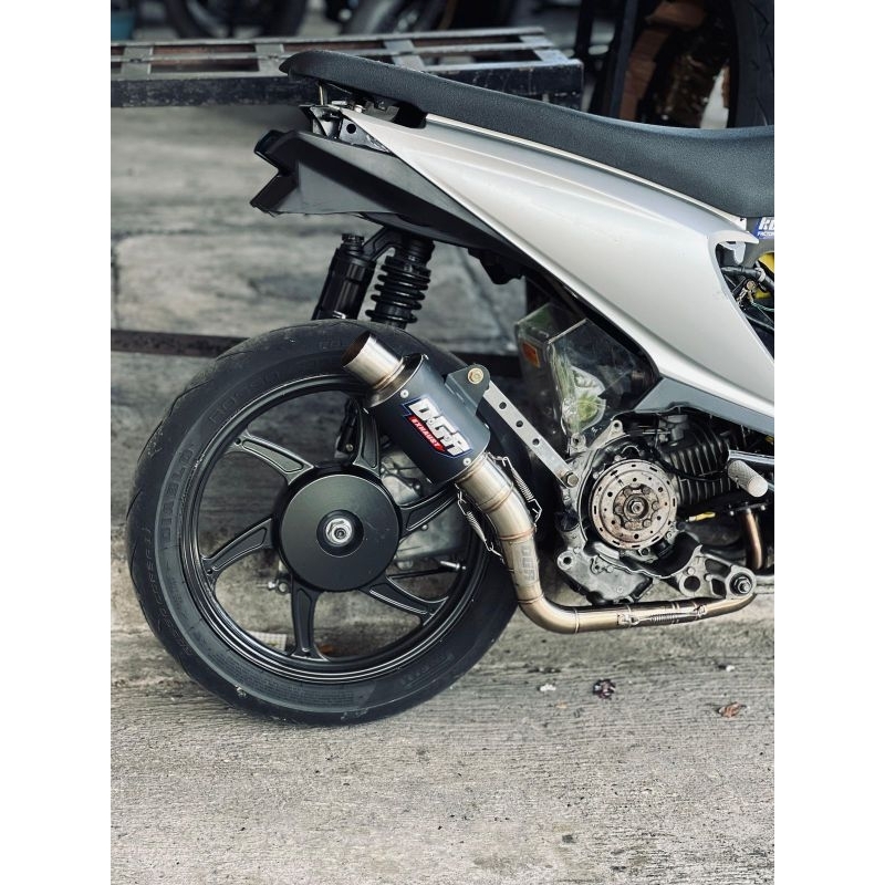 KNALPOT FULLSET TYPE SIRENG 12CM BEAT MIO DGR EXHAUST