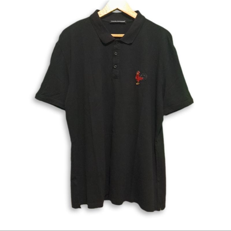 Kaos Polo DOLCE GABBANA Rooster Patch Used