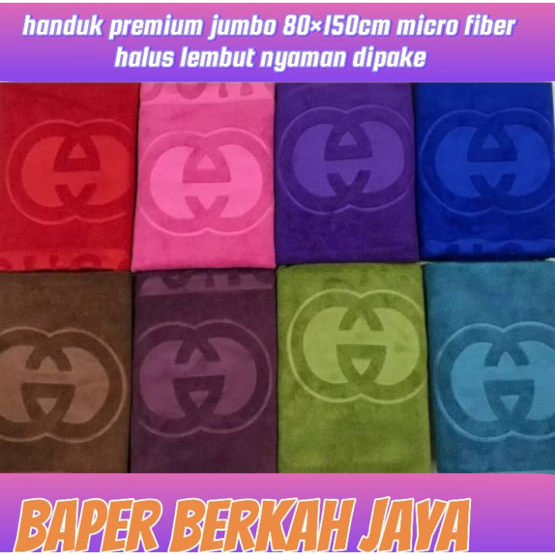 handuk mandi jumbo 80×50cm anduk mandi dewasa handuk lembut nyerap handuk polos premium handuk estet