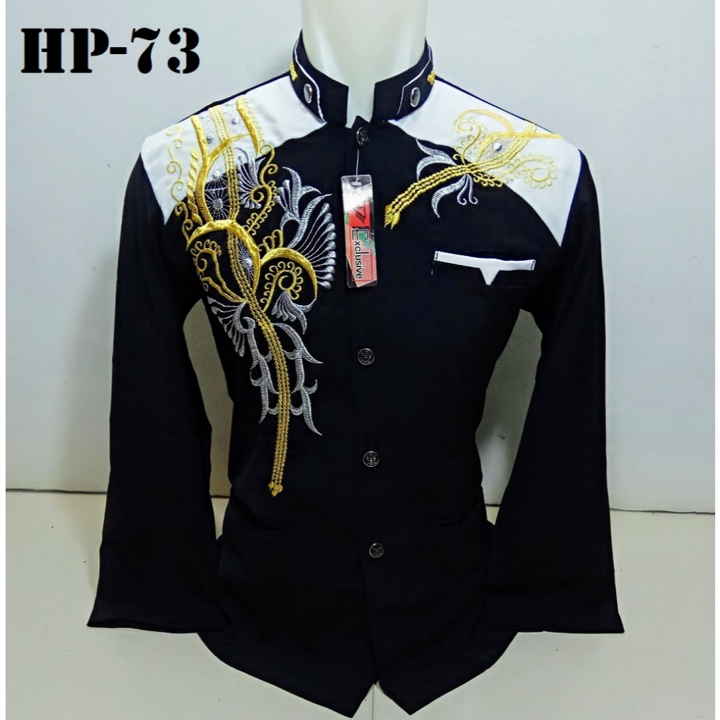 Jasko Anak Laki Laki / Kombinasi Bordir Jas Koko Bahan Hightwis Tebal Lembut Jasko Bordir