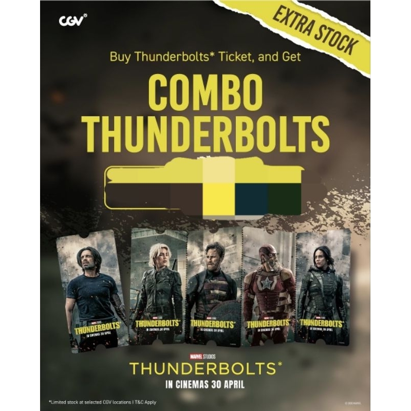 Collectible Ticket CGV THUNDERBOLTS