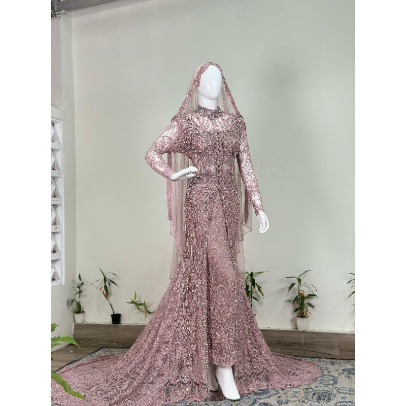 kebaya rose gold