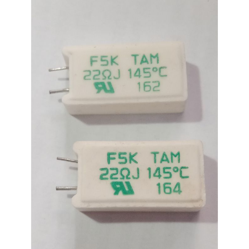 Resistor kapur thermal resistor 22 ohm/5 watt 145c  1pcs