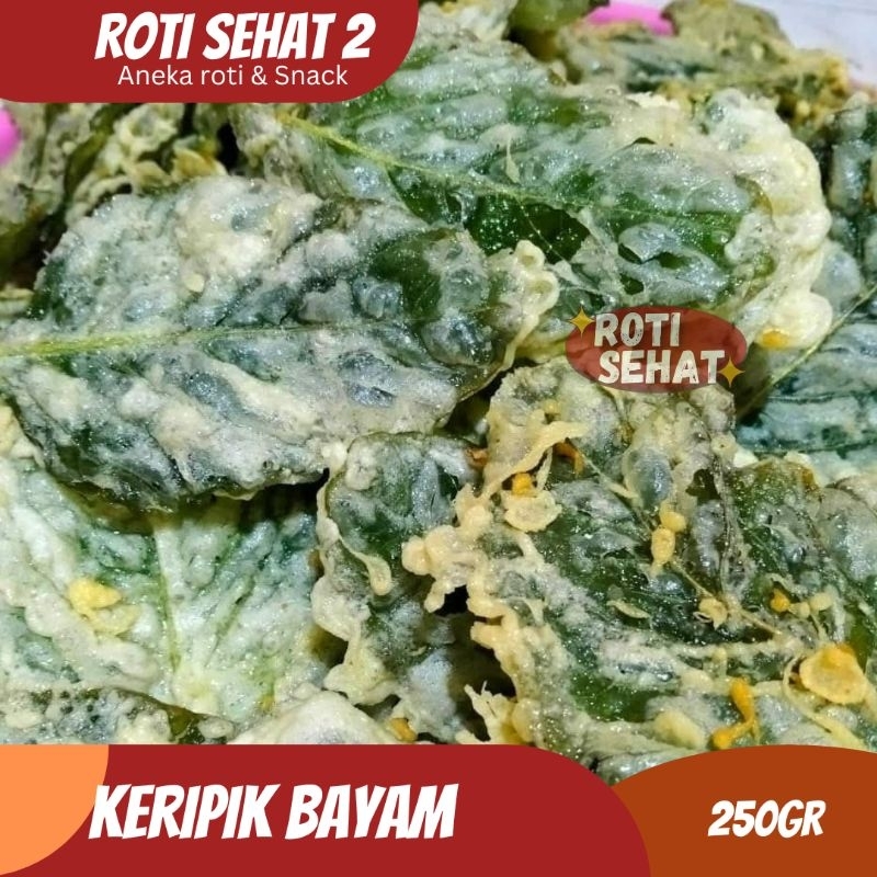 

KERIPIK BAYAM CRISPY kemasan 250gr.