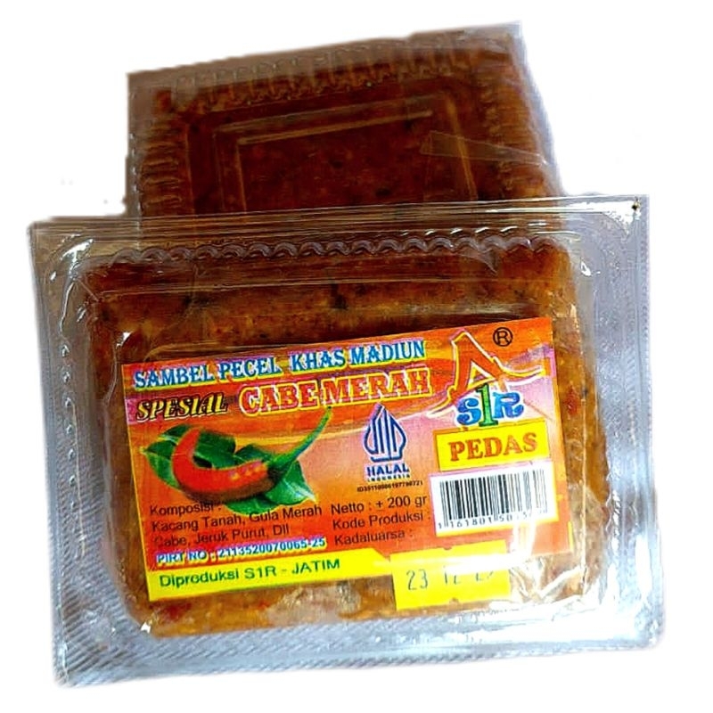 

Sambal Pecel Pedas Asli Cabai 200gr Khas Madiun Asli Sambel Bumbu Kacang Fresh