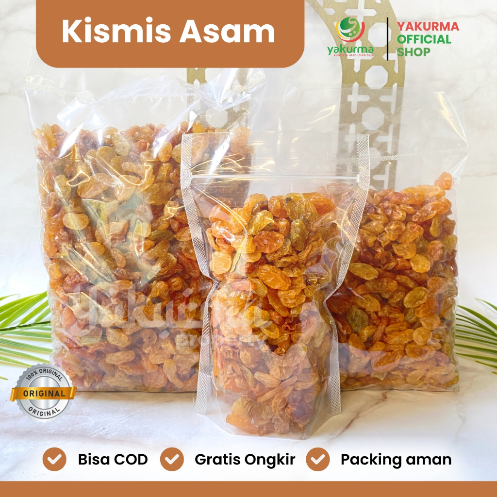 

Kismis asam manis kismis golden raisin - Oleh-oleh Haji & Umroh | 100% premium