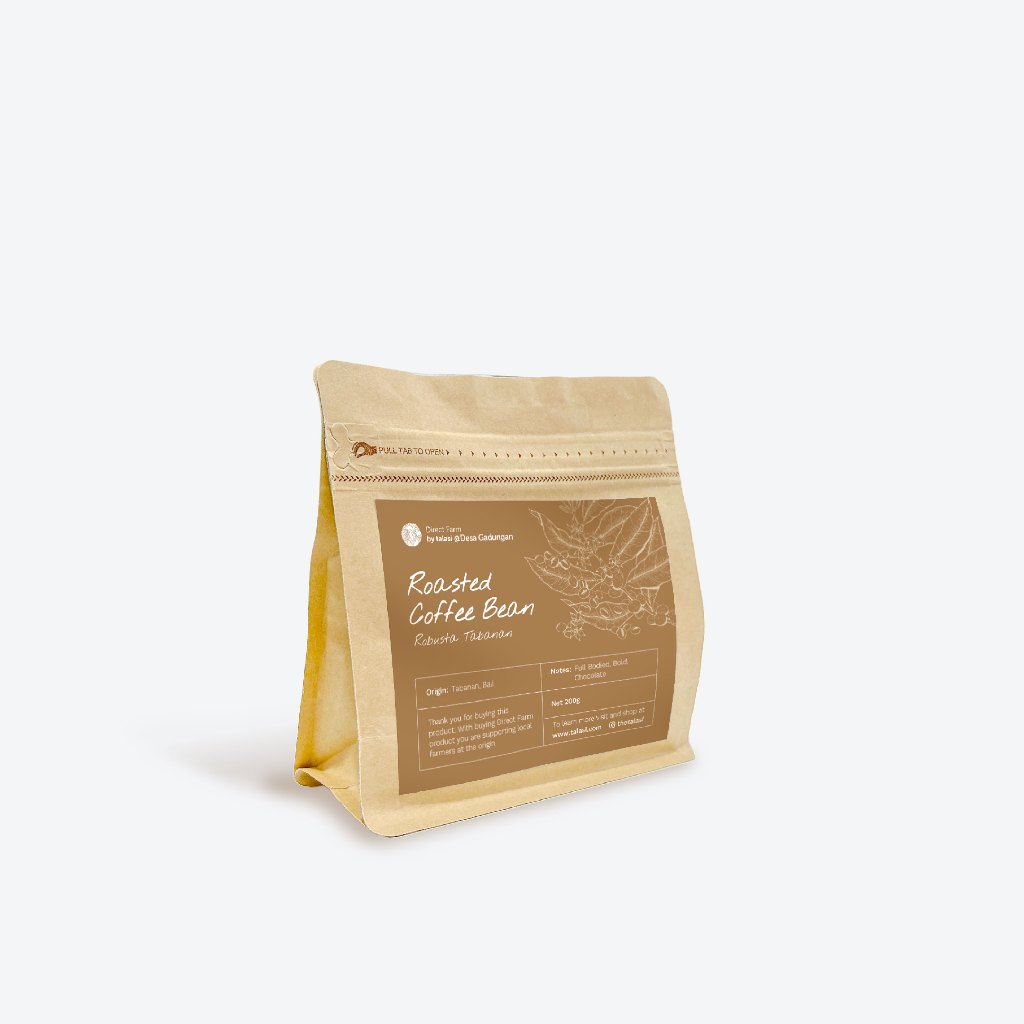 

Robusta Tabanan Roasted Coffee Bean, Kopi Bali 200gr