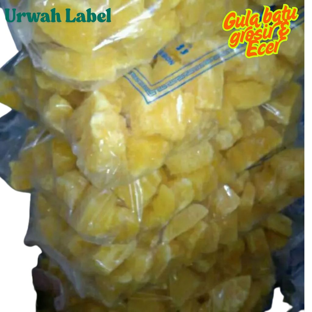 

Gula Batu Glosur Ecer Gula batu kuning/ Gula batu khas Cirebon 1KG cod produk sendiri