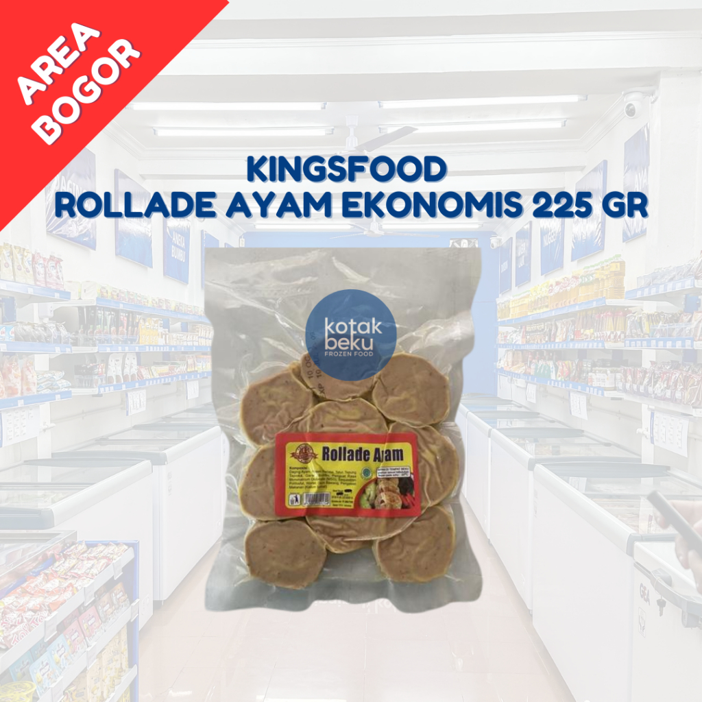 

KINGSFOOD ROLLADE AYAM EKONOMIS 225 GR