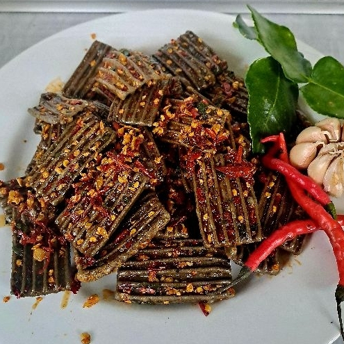 

Kerupuk Asbes Bantat 500gr dan 1 kg kerupuk seblak, Kerupuk Jengkol Bantat pedas daun jeruk Cikruh enak gurih bumbu melimpah