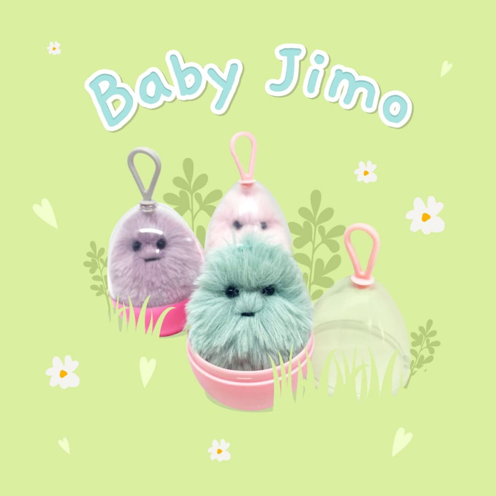 Baby Jimo - Worry pet - Sensory toy for mental health anxiety  buddy- Fidget - Stress ball - Bag Cha