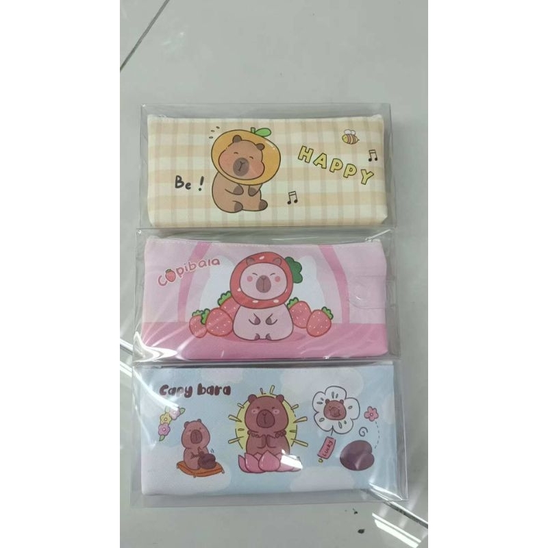 

Tempat Pensil Kain Capybara Star Panda Kuromi 12pcs || Pencil Case