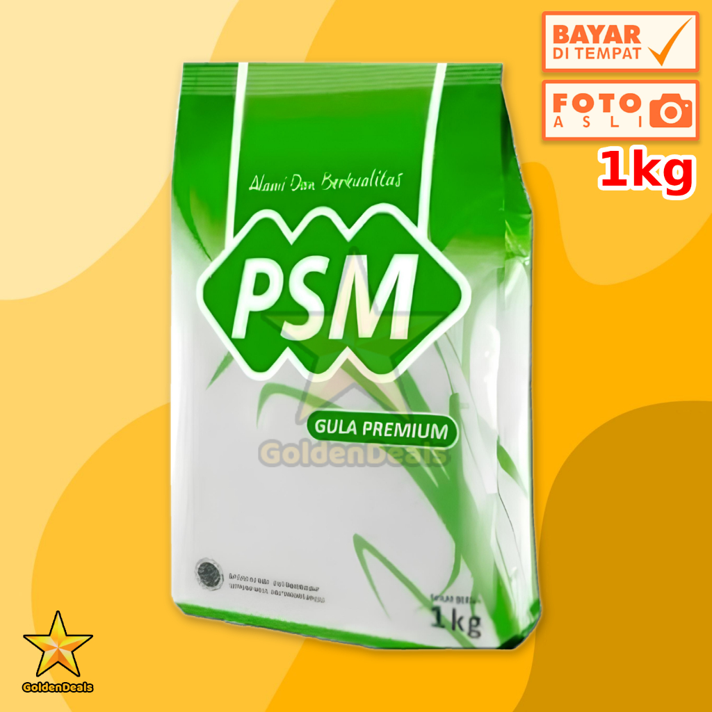 

[1000 Gram] PSM Gula Putih Premium - Alami dan Berkualitas 1 kg